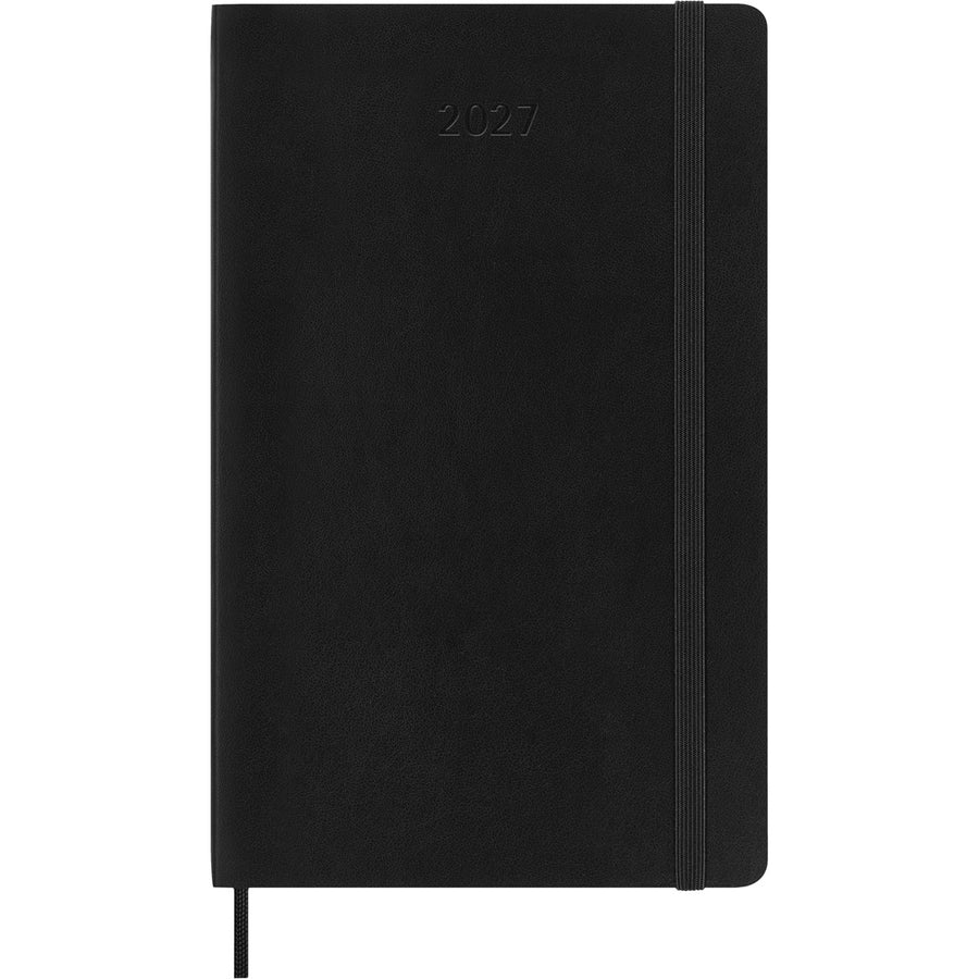 2027 Moleskine Large Weekly Hard Cover Diary Black