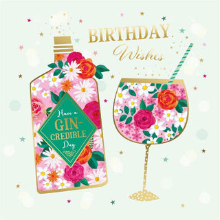 Gin-Credible Birthday Card