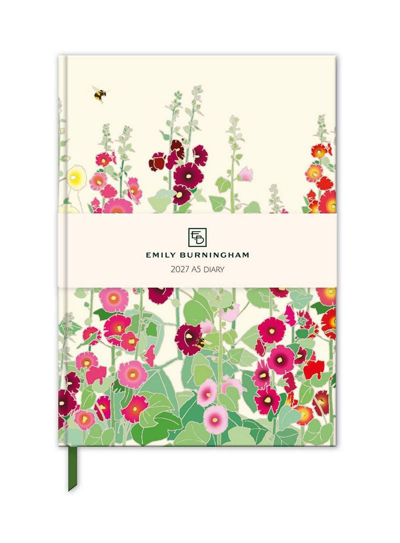 2027 Diary - Hollyhocks