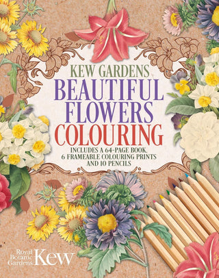 Kew Gardens Beautiful Flowers Colouring Box