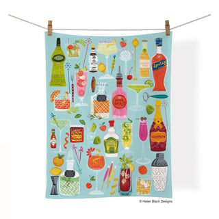 5 O'Clock Somewhere Tea Towel