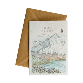Aoraki Mt Cook Greeting Card