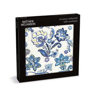 Paisley Blue Luxury Notecard Set