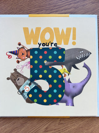Wow! you're 5 Birthday Booklet