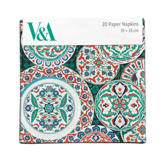 Iznik Plates Paper Napkin Pkt 20