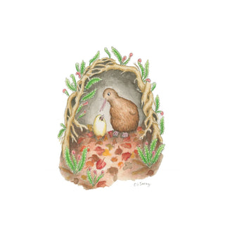 Kiwi & Hatching Egg Greeting Card