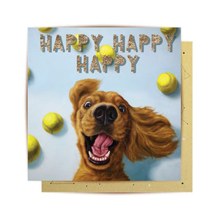 Happy Happy Happy Greeting Card