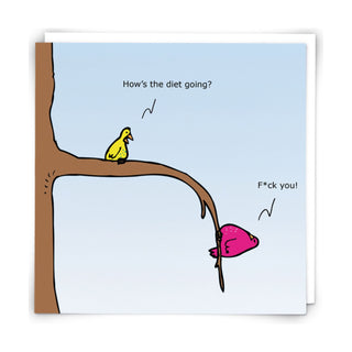 Diet Greeting Card