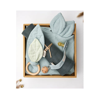 Swaddle Up Box - Shades of Morning Mist + Book